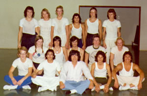 Första svenska O Shin Chuen gruppen 1975 i Högdalen